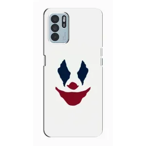 Чехлы с картинкой Джокера на Oppo Reno6 Z (Лицо Джокера)