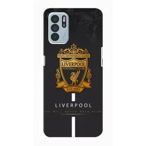 Силиконовые Чехлы принт Футбол на Oppo Reno6 Z (Liverpool)