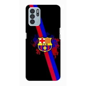 Чехол для Oppo Reno6 Z (Барселона) (Лого Барсы)