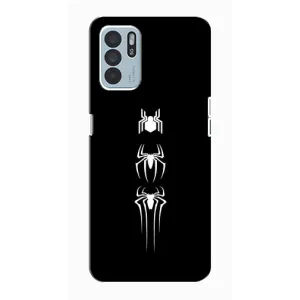 Чохол Супергерой Людина Павук на Oppo Reno6 Z (Лого павука)