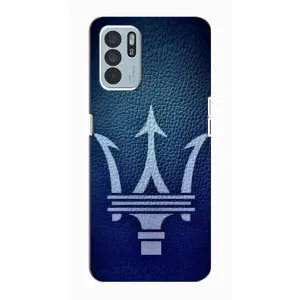 Чехлы с тематикой "Крутые машины" на Oppo Reno6 Z (Лого Maserati)