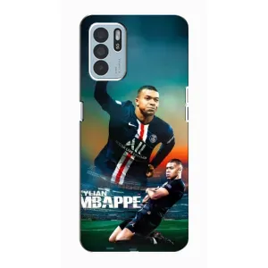 Чехол (TPU) с Футболистом на Oppo Reno6 Z (MBAPPE)