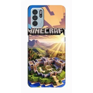 Чохол майнкрафт для Oppo Reno6 Z (MINECRAFT)