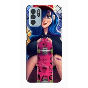 Чехол с картинкой Модные Девчонки Oppo Reno6 Z (Модная девушка)
