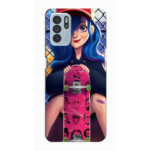 Чехол с рисунком «Модная девушка» для OPPO Reno6 Z Чехол с рисунком «Модная девушка» для OPPO Reno6 Z