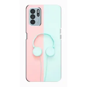 Девчачий Чехол для Oppo Reno6 Z (Наушники)