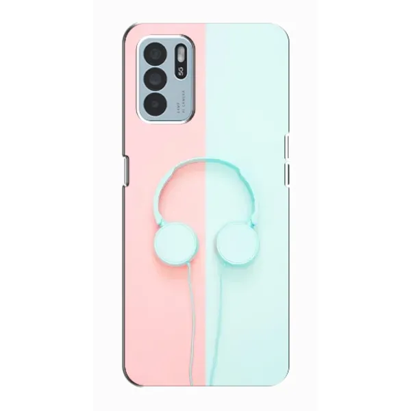 Чехол с рисунком «Наушники» для OPPO Reno6 Z Чехол с рисунком «Наушники» для OPPO Reno6 Z