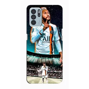 Силиконовый Чехол Oppo Reno6 Z (Неймар ПСЖ)