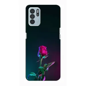 Чехлы с принтом Розочки для Oppo Reno6 Z (Ночная роза)