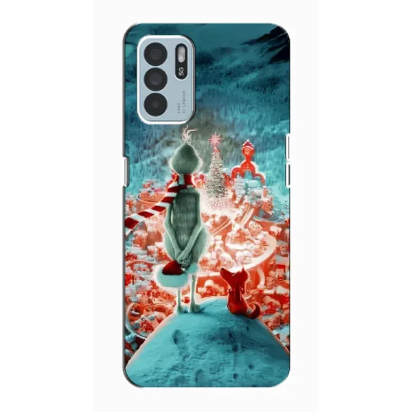 Чехол с рисунком «Новогодний Гринч» для OPPO Reno6 Z Чехол с рисунком «Новогодний Гринч» для OPPO Reno6 Z