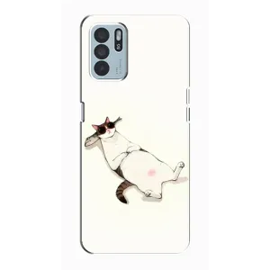 Чохол на тематику: Коти для OPPO Reno6 Z (Відпочинок)