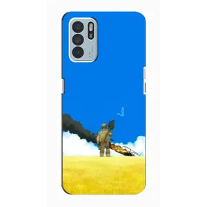 Чехлы на военную тематику для Oppo Reno6 Z (Попадание)