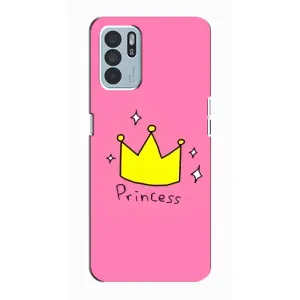 Девчачий Чехол для Oppo Reno6 Z (Princess)