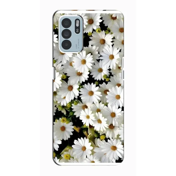 Чехол с рисунком «Рамка в ромашках» для OPPO Reno6 Z Чехол с рисунком «Рамка в ромашках» для OPPO Reno6 Z