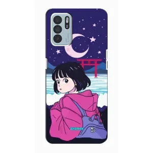 Чехол с персонажами АНИМЕ на Oppo Reno6 Z (Синобу Миякэ)