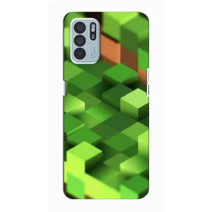 Чохли для Oppo Reno6 Z (Персонажі МайнКрафт) (Текстура)