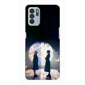 Чехлы с принтом Уэнсдей на Oppo Reno6 Z (Уэнсдей и Энди)