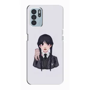 Чехлы с принтом Уэнсдей на Oppo Reno6 Z (Вещь Венсдей)