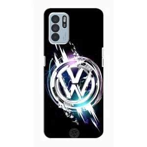 Чехол "Фольксваген" для Oppo Reno6 Z (Volkswagen на черном)