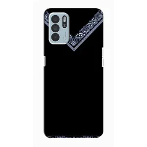 Силиконовый Чехол на Oppo Reno6 Z (Воротник вышиванки)