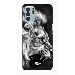 Чохол з картинкою на Oppo Reno6 Z (Злий Лев)
