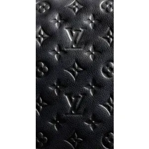 Текстурний Чохол Louis Vuitton для Оппо Рено 7 (4G) (Чорний ЛВ)