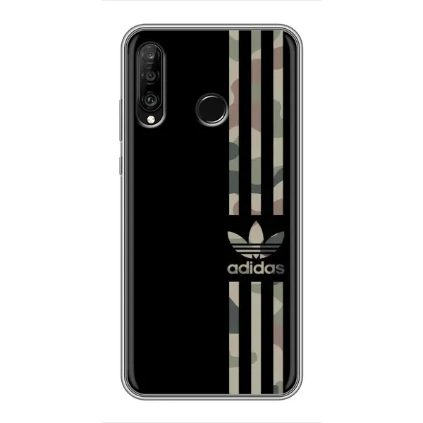 Чехол с рисунком «Adidas» для Huawei P30 Lite / Nova 4e Чехол с рисунком «Adidas» для Huawei P30 Lite / Nova 4e