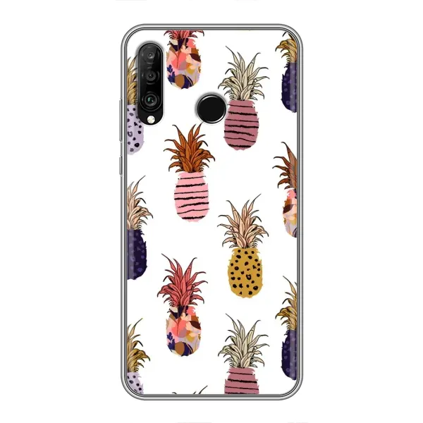 Чехол с рисунком «Ананасы» для Huawei P30 Lite / Nova 4e Чехол с рисунком «Ананасы» для Huawei P30 Lite / Nova 4e