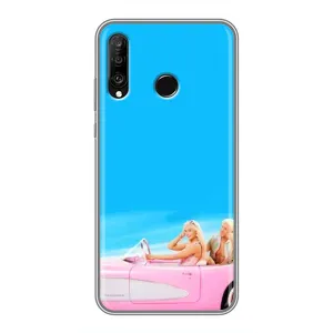 Силиконовый Чехол Барби Фильм на Huawei P30 Lite (Барби и Кен)