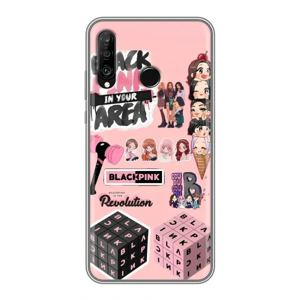Чехол с рисунком «BLACK PINK коллаж» для Huawei P30 Lite / Nova 4e Чехол с рисунком «BLACK PINK коллаж» для Huawei P30 Lite / Nova 4e