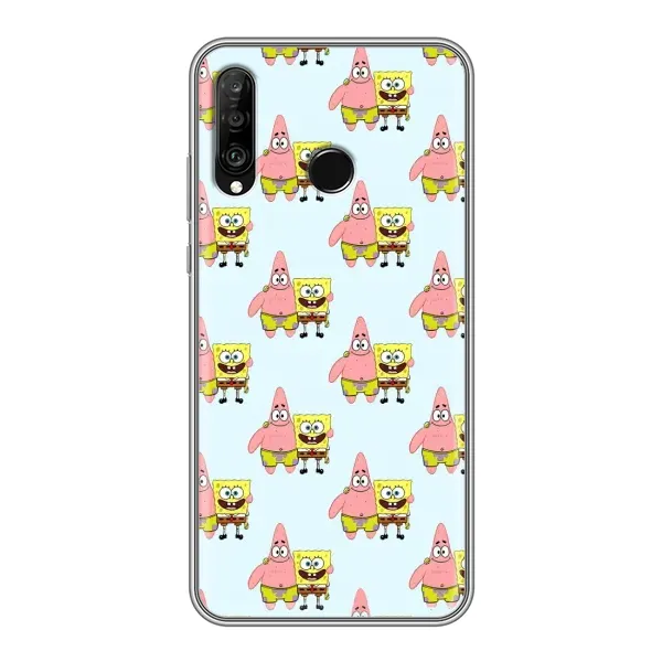 Чохол з малюнком «Боб і Патрік» для Huawei P30 Lite / Nova 4e Чохол з малюнком «Боб і Патрік» для Huawei P30 Lite / Nova 4e