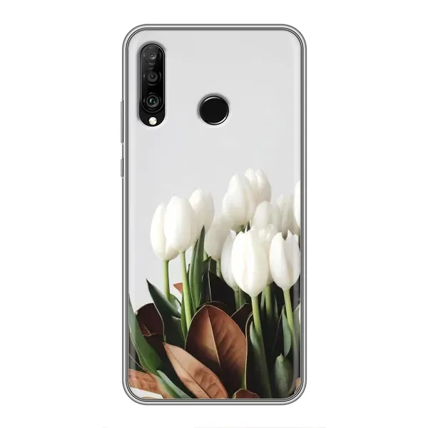 Чехол с рисунком «Букет тюльпанов» для Huawei P30 Lite / Nova 4e Чехол с рисунком «Букет тюльпанов» для Huawei P30 Lite / Nova 4e
