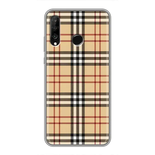 Чехол с рисунком «Burberry стиль» для Huawei P30 Lite / Nova 4e Чехол с рисунком «Burberry стиль» для Huawei P30 Lite / Nova 4e
