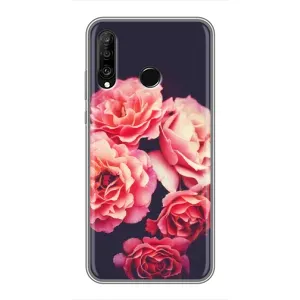 Чехлы с тематикой "ЦВЕТЫ" на Huawei P30 Lite (Бутоны)