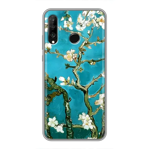 Чехол с рисунком «Цветение Сакуры» для Huawei P30 Lite / Nova 4e Чехол с рисунком «Цветение Сакуры» для Huawei P30 Lite / Nova 4e