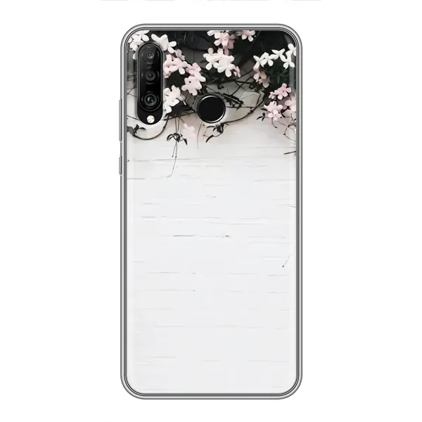Чехол с рисунком «Цветы на стене» для Huawei P30 Lite / Nova 4e Чехол с рисунком «Цветы на стене» для Huawei P30 Lite / Nova 4e