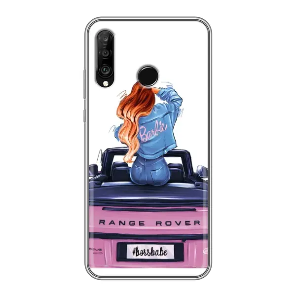 Чехол с рисунком «Девушка на машине» для Huawei P30 Lite / Nova 4e Чехол с рисунком «Девушка на машине» для Huawei P30 Lite / Nova 4e