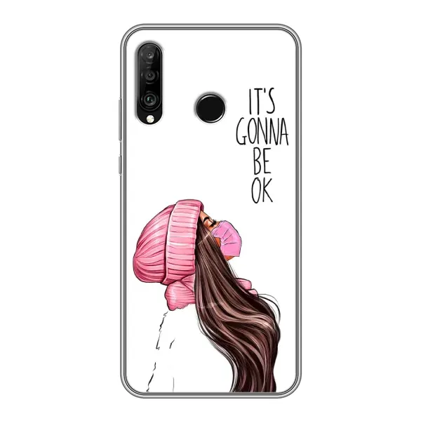 Чохол з малюнком «Дівчина в масці» для Huawei P30 Lite / Nova 4e Чохол з малюнком «Дівчина в масці» для Huawei P30 Lite / Nova 4e