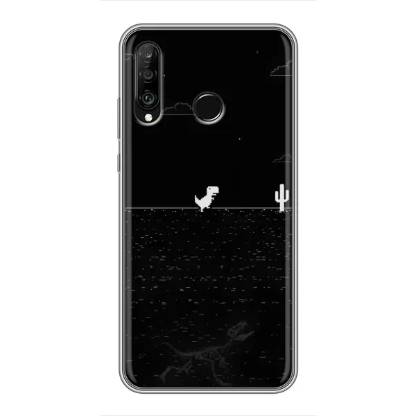 Чехол с рисунком «Динозаврик» для Huawei P30 Lite / Nova 4e