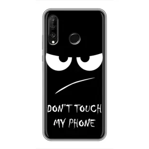 Чехол с прикольным текстом на Huawei P30 Lite (Dont)