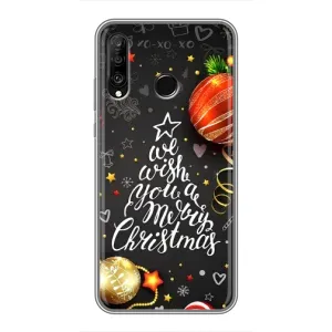 Чехол Новогодняя Елка на Huawei P30 Lite (Елочка)