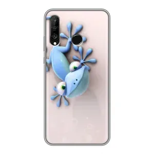 Чехлы с изображением разных животных для Huawei P30 Lite (Геккон)