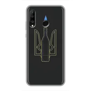 Чехол с картинкой (Патриотический ГЕРБ) на Huawei P30 Lite (Герб - Молотова)