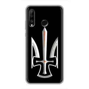 Чехол Укр Символика для Huawei P30 Lite (Герб Свобода или Смерть)