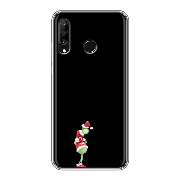 Чохол з малюнком «Грінч на чорному» для Huawei P30 Lite / Nova 4e Чохол з малюнком «Грінч на чорному» для Huawei P30 Lite / Nova 4e