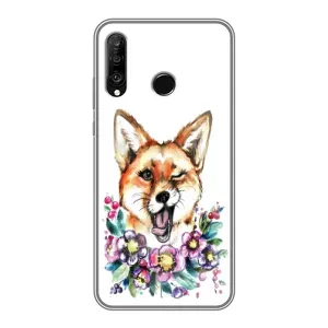 Чехол с Лисичкой для Huawei P30 Lite (Хитрая лиса)