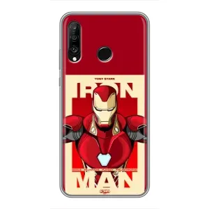 Чехол Супергерой Железный человек на Huawei P30 Lite (Iron man)