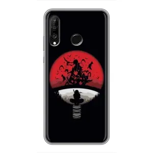 Чехлы с картинкой Итачи Учиха на Huawei P30 Lite (Итачи на черном)