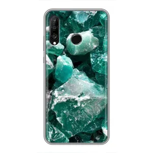 Чохол (Дорого-богато) на Huawei P30 Lite (Смарагд)