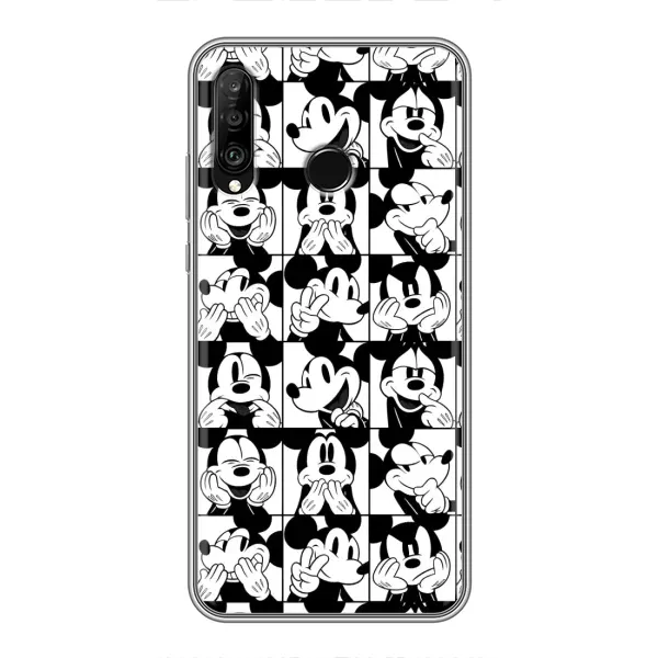 Чехол с рисунком «Коллаж Микки Маус» для Huawei P30 Lite / Nova 4e Чехол с рисунком «Коллаж Микки Маус» для Huawei P30 Lite / Nova 4e